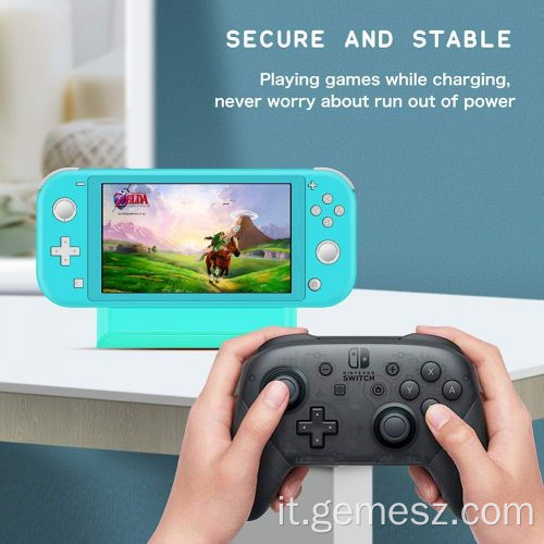 Dock di ricarica portatile per console Nintendo Switch